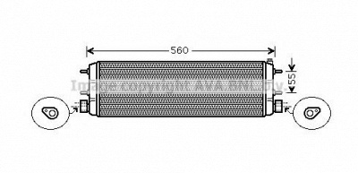 AVA QUALITY COOLING ms3387 -  масляный радиатор, двигательное масло